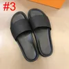 2021ss WATERFRONT MULE Hombres Mujeres Sandalias deslizantes Zapatos de diseñador Negro Marrón Blanco Moda de verano de lujo Zapatillas de goma resbaladizas planas Flip Flop