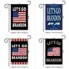 30 * 45cm FJB 가든 플래그로 가자 Brandon USA Biden Flag 편지 스타 패턴 인쇄 배너 5 26WF H1