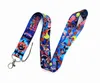 Mobiltelefonremmar 30st Cartoon Space Jam Stropp Keys Mobila Lanyard ID Badge Holder Rope Anime Keychain för Boy Girl Partihandel 2022 # 01