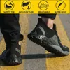 Нескользящая износостойкая защитная обувь мужская повседневная спортивная легкая прокола защитная работа мужчин 211217