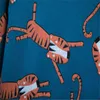 Jumping Metrów Zestawy odzieżowe dla dzieci z tygrysami Wydrukuj mody bawełniane stroje 2 szt. Ubrania dla niemowląt Jesień Zima Kids Garnitury 210529