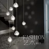 Moderne Kristall LED Pendelleuchte Leuchten Luxus Hängelampen Für Wohnzimmer Beleuchtung Treppenhaus Apartmingen Thome Decor Lights