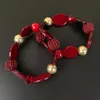 Бисерные пряди натуральные раковины женщины Bohemia Bracelets 2pcs/Set Seedbeads Ball Jewelry Giftry Bangles для подарков или любимого Fawn22