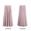 3 Layer Chiffon Long Skirts For Women Elegant Casual High Waist Boho Style Beach Maxi Skirts Saias 80/90/100cm Spring SK273 210721