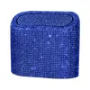 Autres accessoires d'intérieur Boîte de rangement facile à installer Panier suspendu Mode en plastique avec strass Poubelle de voiture propre rectangulaire