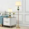 Lampy podłogowe Aosong Lampa Oświetlenie Nowoczesne LED Creative Design Ceramic Dekoracyjne do domu Salon Bed