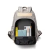 2021 Женский рюкзак мода простой мягкий рюкзак сплошной цвет изогнутый наплечный ремешок водонепроницаемый мешок нейлоновая сумка для путешествий Q0528