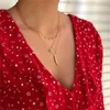 Horn pink white round cz drop charm women statement necklace unique turkish evil eye jewelry 2019