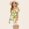 Vintage Sleeveless Blouse Summer Top One Shoulder Printed Floral Pattern Elastic Exposed Shoulder Sexy Shirt for Women 210712