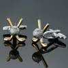 Fashion French men's shirt metal brass Sports Equipment Golf hammer Wrench Enamel cufflinks Casual Business suit Shirt Cuff links jewelry