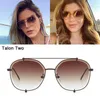 Lunettes de soleil JackJad 2021 mode Cool Talon deux Style Spike Rivets pour femmes hommes Vintage dégradé marque Design lunettes de soleil 1858