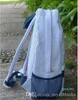 2色のSeeSucker幼児バッグ就学前のバックパックは男の子と女の子の本の袋のために刺繍されていますメッシュポケット付き