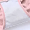 Honeycomb Ciepłe Kobiety Majtki Bielizna Bezszwowa Duża Rozmiar Panie Figi Koreański Styl Wygodne Retro Solid Color Panties Casual