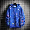 KKKY Yellow Heren Hoodie Anime Graffiti Sweatshirt Hooded Hoodies Man Harajuku Japanse Hip Hop Streetwear Oversized 5XL 201112