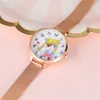 Sailor Moon Womens Bracelet Watch Fashion Rose Gold Mesh Band Quartz Ladies Clocks Female Watches Hours Hompts Relogio Feminino185C