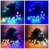 100pcs 12mm WS2811 LED 픽셀 모듈 문자열 IP68 방수 DC5V 풀 컬러 RGB 50pcs 문자열 크리스마스 LED 조명 주소 지정 가능한 새로운 WS2801