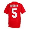 Customize Finn Hudson #5 Glee Tv Football Jersey Movie Red Ed Cory Monteith Any Name Number Size S-4xl Top Quailty