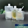 Packing Bottles 30/50/100ml Clamshell Packaging Bag Stand Up Spout Pouch Plastic Hand Sanitizer Lotion Shampoo Makeup