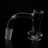 Fumar Soldadura completa Borde biselado Cuarzo Terp Slurper Banger 14 mm 10 mm 18 mm Clavos para plataformas Dab bongs de agua de vidrio