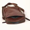 HBP AETOO Head Leather Slant Bag, Hand-made Retro Vertical One-shoulder Bag