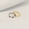Obrączki Retro Złoto Srebrny Kolor Miłość Serce Dla Kobiet Mężczyzn Para Pierścień 2022 Moda Proste Panie Biżuteria Prezenty