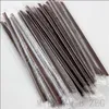 Disposable Kaffe Straw Individuellt Förpackade Plast Dubbelhål Straws 18cm Bar Pub Club Cocktail Cafe Party Drinking Straw