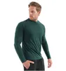 Męskie 100% Merino Wool Thermal Długim Rękawem T Shirt Base Laye 250g Wicking Oddychający Anti-Odor 220115