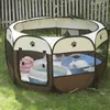 Octagonal Cage Pet Tent Portable Collapsible Dog House Cat Game Fence Simple Outdoor 210924