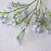 Flores decorativas grinaldas diy luz azul flor artificial ramo baby039s respiração gypsophila falso silicone planta para wedding8852749