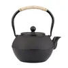 UPORS Cast Iron Teapot 600/800/1200ML Japanese Pot with Stainless Steel Infuser Kettle for Boiling Water Oolong 210724