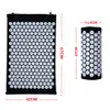 With bag Acupressure mat yoga mat pain relieve body back neck massage mat nature massager cushion massage rug with carry bag 201202