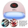 Yuaa 120W Lampa Zestaw USB Mini LED SUNX28 Suszarka do paznokci Lampy UV Manicure Narzędzia Lamparas Para Secador de Unas