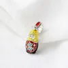 Fit Pandora Charm Bracelet Européen Matryoshka Poupée Émail Espace Argent Cristal Charmes Perles DIY Chaîne De Serpent Pour Les Femmes Bracelet Collier Bijoux