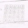 Bokmärk 1/20 st/packa mini metallklämmor söta tecknade djurpläterade sliver bokmärken brevpapper presentbok rad markör slumpmässig stil