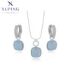 Xuping Jewelry Popular New Design Crystals Jewelry Set with Necklace and Earrings for Women Girl Gift H1022