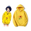Wonder Egg Priority Ai Kawaii Hoodie Aestetic Sun Flower Pocket Samma stycke Casual Loose Sweatshirts Anime Carton Cute Print 210805