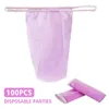 Metki dla kobiet 100pcs for Women Spa thong Salon indywidualnie owinięta miękka bielizna z elastyczną opaloną opalanką D241E