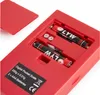 Mini bilancia elettronica digitale tascabile per gioielli rossa ad alta precisione 100/200/500 x 0,01 g 1000 g x 0,1 Batteria non inclusa