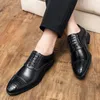 Newst Fashion Patchwork Mixed Lace Up Oxford Driving Shoes För Män Bröllop Prom Klänning Formell Homecoming Zapatos Hombre Vestir