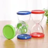 Creative Plastic Wedding Candy Packaging Bottles Hourglass Shape Multi color Storage Transparent Box