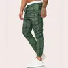 Herrenhosen Männer lässige Plaid lange Sporthose Schlanke Fit Hose Running Joggers Fitnessstudio Jogginghose Ma Boy Cool Outwear Bottoms 021323h