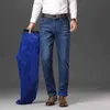 Jantour marca homens jeans de inverno homens calor espesso denim lã reta cabana calças de algodão preto calças masculinas mais tamanho 40 42 44 211111