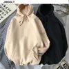 12 cores Autumn Korea Fashion Men's Hoodies Harajuku Oversize Algodão casual Capuz preto com capuz de moletons 4xl 5xl 201127