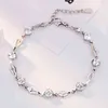 Dropshipping 925 Sier banhado pulseira de diamante para beleza mulheres pulseras plata mujer bizuteria gemstone roxo topaz pulseira