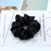 Scrunchies Headbands Solid hair Satin Hairbands Silky Scrunchie Hair Bands Girls Ponytail Holder Summer Hair Accessories 120 Y2