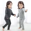 Filles épaissie maison vêtements avec flanelle chaude bébé pyjamas ensembles de vêtements chemise pantalon enfants vêtements de loisirs 6M-3T 221 U2