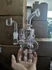 Daisy Unique Bongs Hookahs Smoking Pipe Recycler Water Bongs Oil Rigs Função Tubulações de Água Dab Rigs com 14mm Tigela 9.6inchs