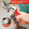 AIRAJ Pruner Baumschneider Gartenarbeit Beschneiden Schere Schere Edelstahl Schneidwerkzeuge Set Home Tools Anti-Rutsch 210719