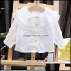 Clothing Sets Baby & Kids Baby, Maternity 2Pcs Dess And T Shirt Cotton Denim Girls Dress Long Sleeve Child Drop Delivery 2021 Jbvmh