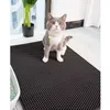 Tapis de litière pour chat imperméable pour animaux de compagnie Litière double couche Tapis de lit pour chat Piégeant les animaux de compagnie Litière Tapis Produit pour animaux de compagnie Lit pour chats Maison Propre